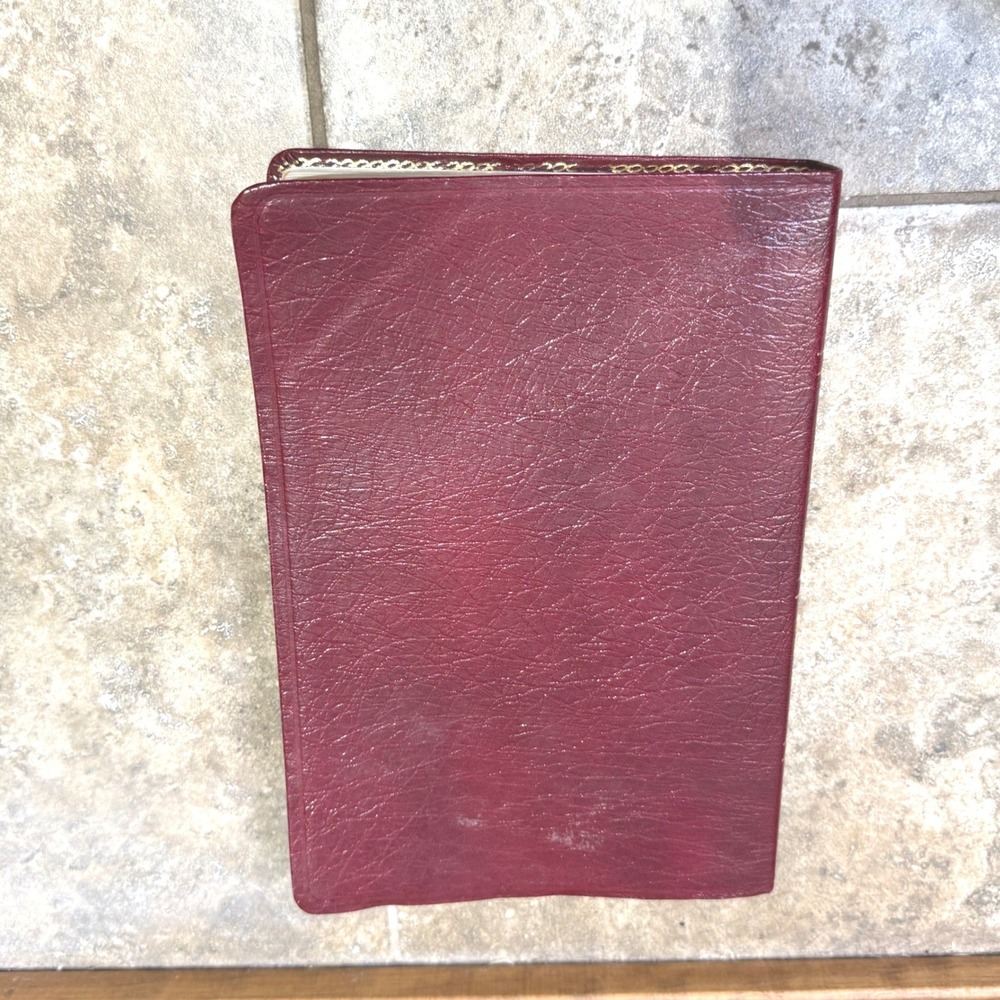 KJV Giant Print Reference Bible Burgundy‎ Red Letter Holman Gold Gilt 1998